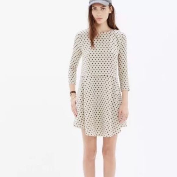 Madewell Alex Chung Silk Polka Dot Mini Dress - Picture 1 of 11
